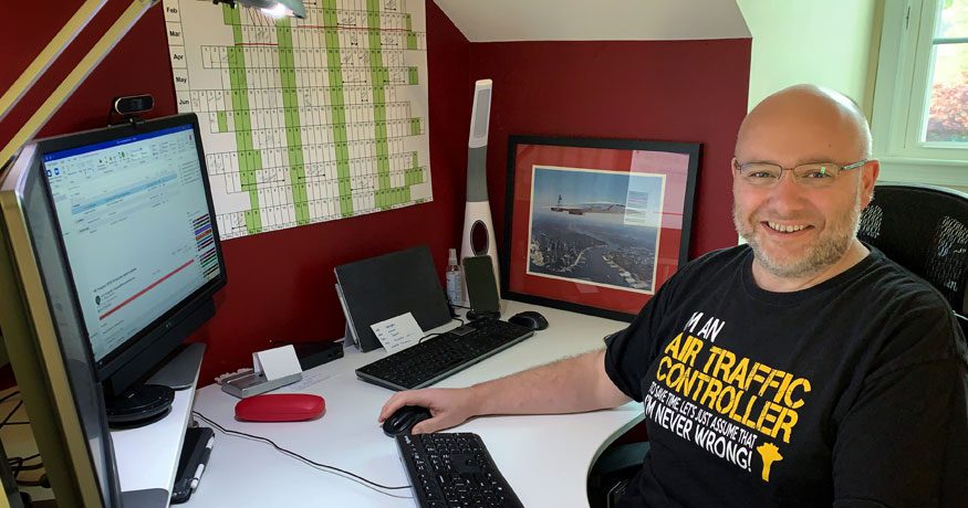 Andy Taylor, Cubic Transportation Systems, working from home Andy Taylor, Cubic Transportation Systems, working from home